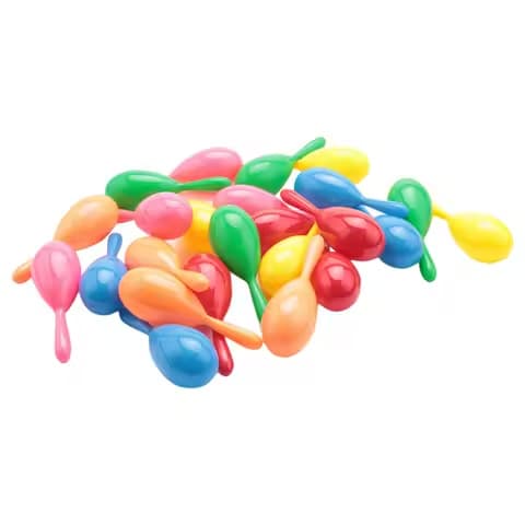 Maracas néon pour soirée fiesta