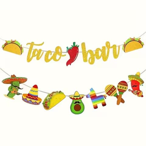 Guirlande Fiesta Taco Bar déco