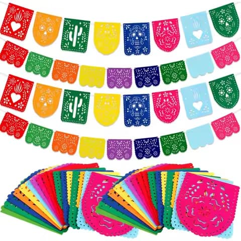 Guirlande papel picado cactus fiesta