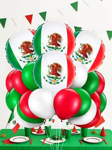 Lot de 49 ballons fiesta mexicaine